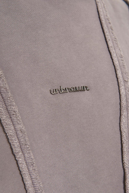 Unknown garment dyed cotton fleece pullover hoodie