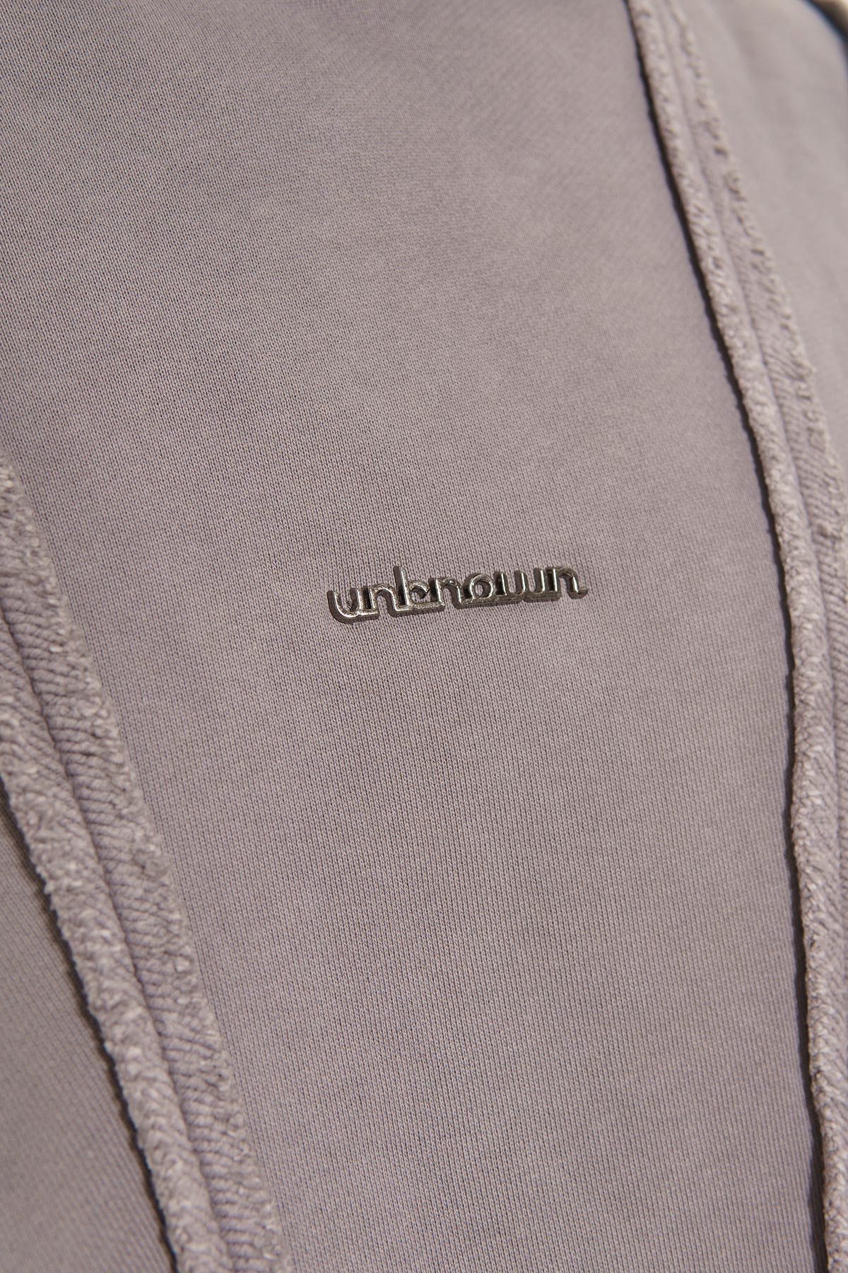 Unknown garment dyed cotton fleece pullover hoodie