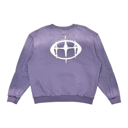 Unknown washed effect crewneck