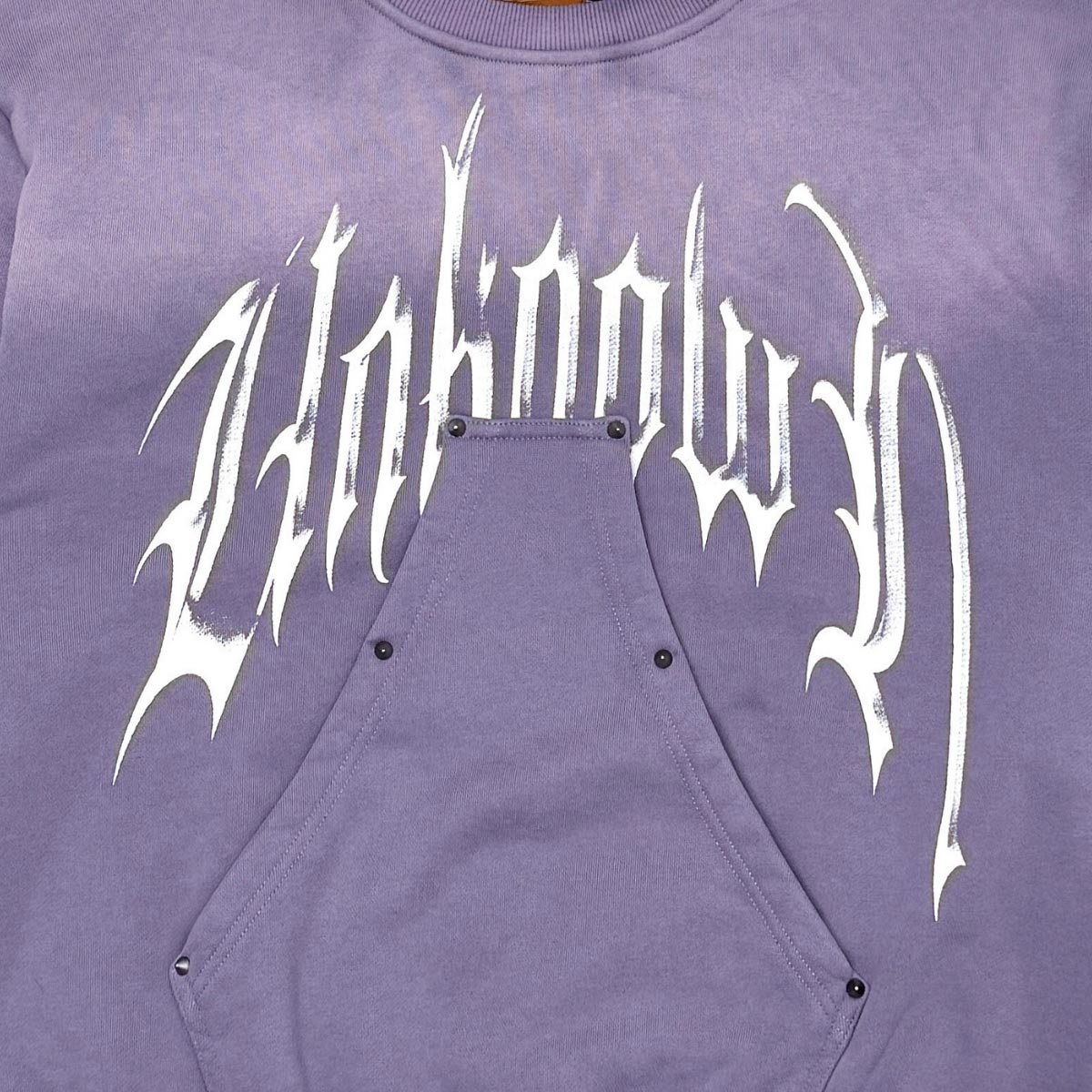 Unknown washed effect crewneck