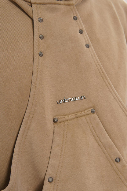 Unknown cotton fleece pullover hoodie