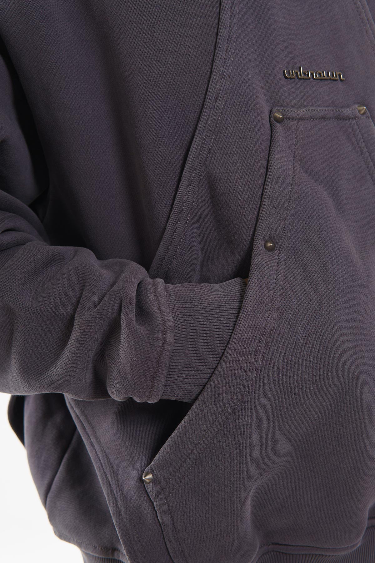 Unknown cotton fleece pullover hoodie