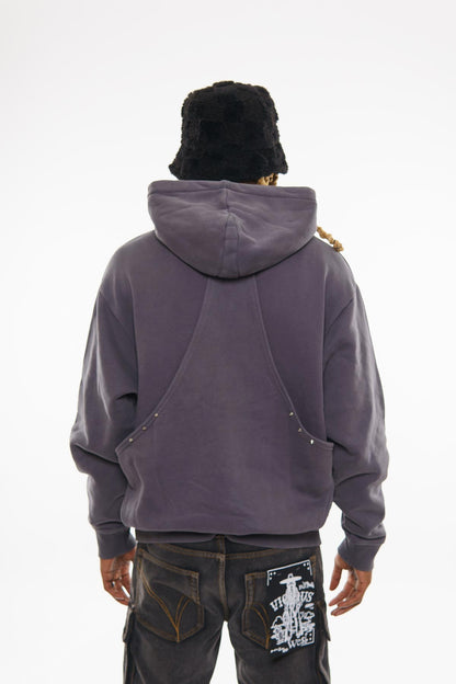 Unknown cotton fleece pullover hoodie