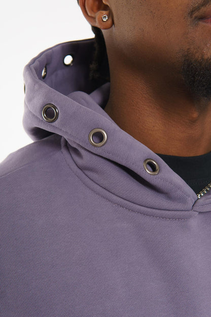 Unknown washed effect pullover hoodie