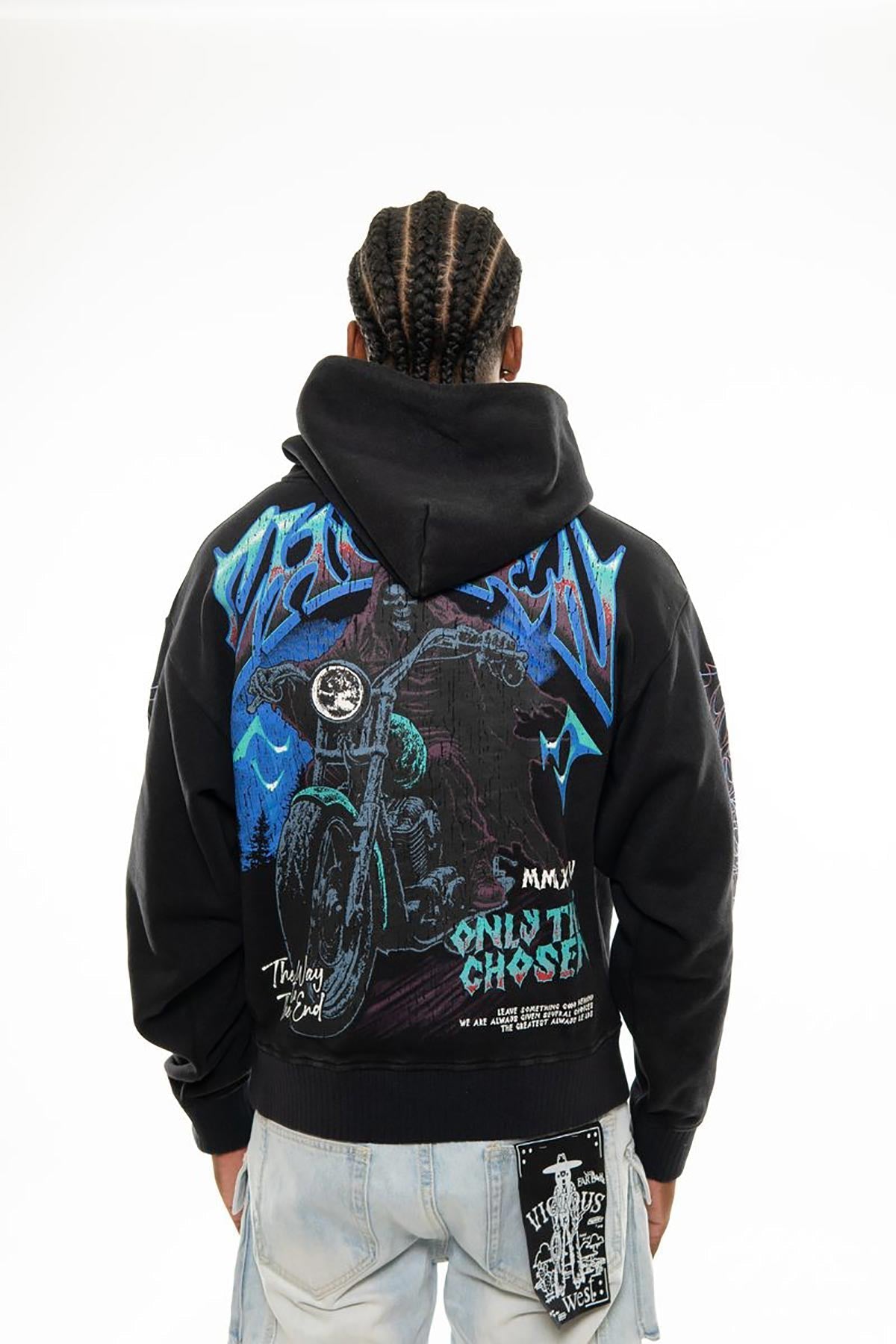 Only the chosen oversized pull-over hoodie