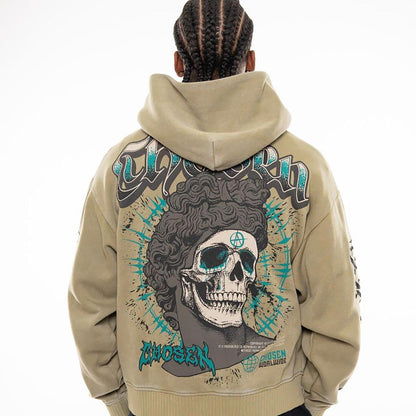 Anarchy oversized full zip hoodie