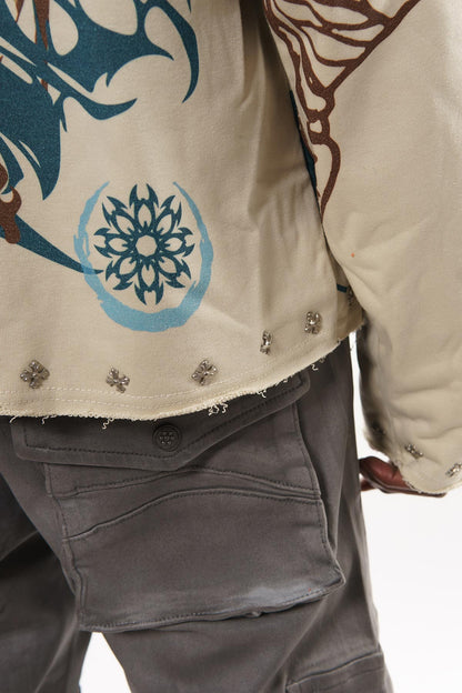 Atlas beetle pullover hoodie