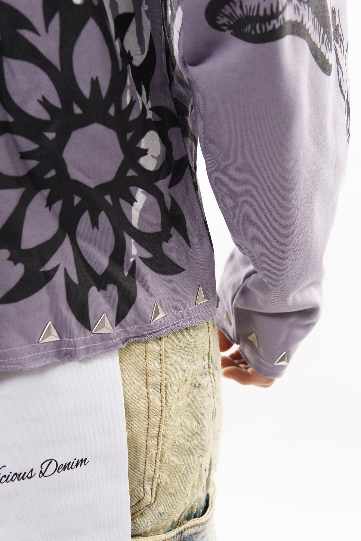 Diss the order skull zip up hoodie