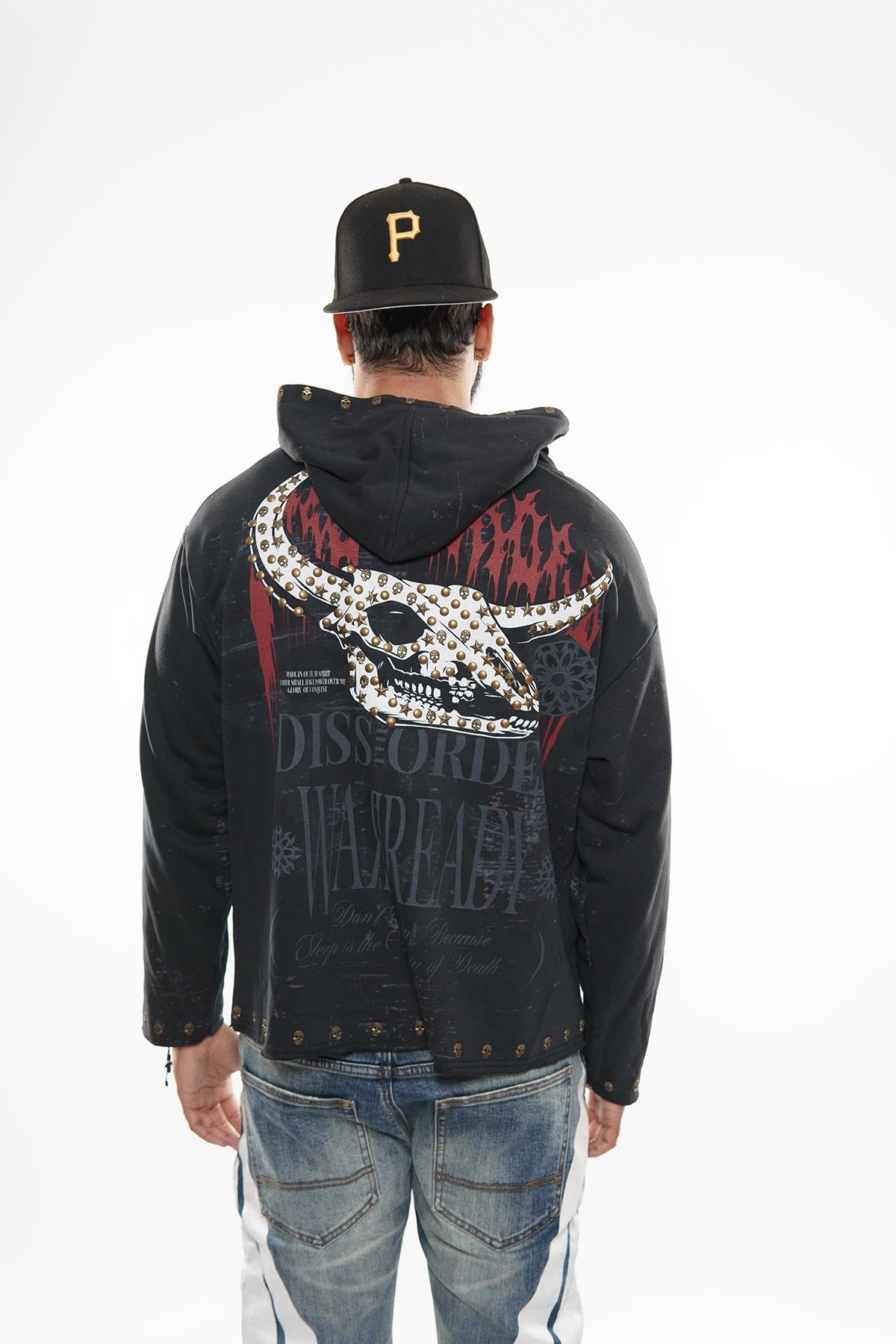 Diss the order zip up hoodie