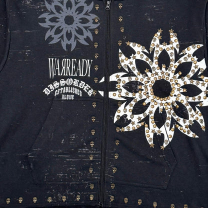 Diss the order zip up hoodie