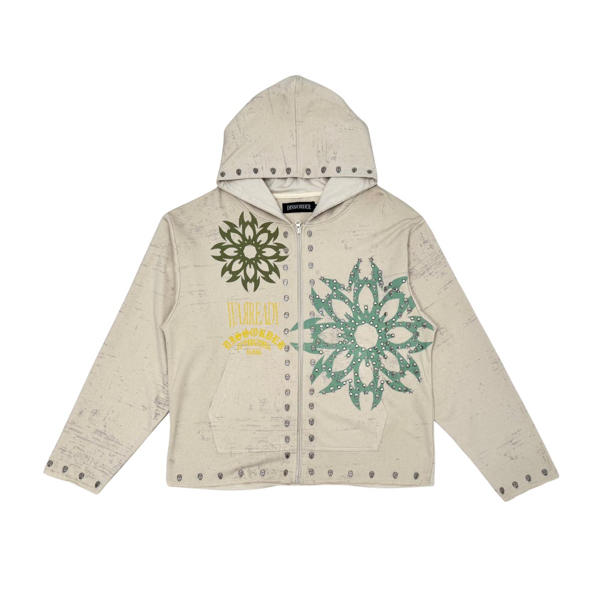 Diss the order zip up hoodie