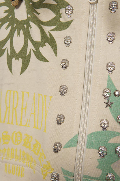 Diss the order zip up hoodie