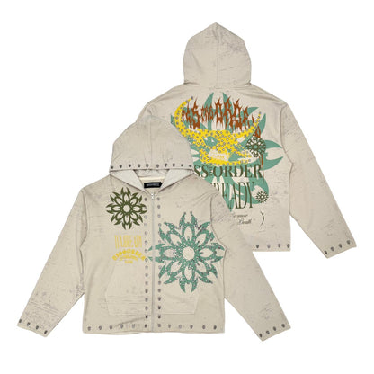 Diss the order zip up hoodie