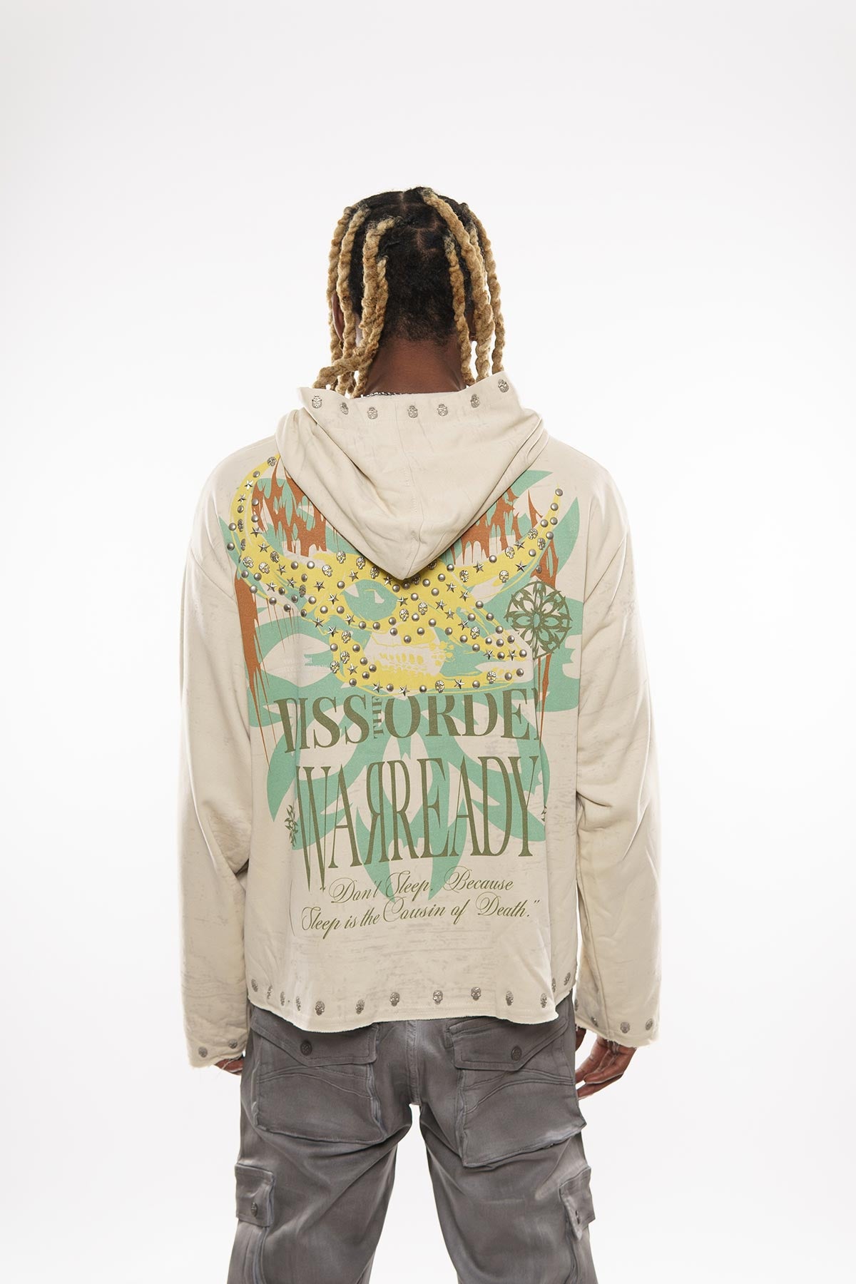 Diss the order zip up hoodie