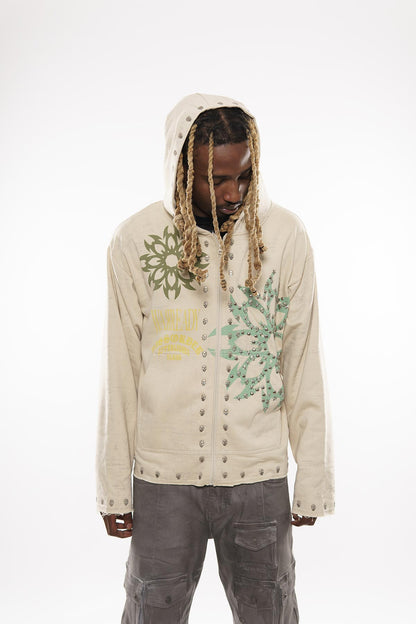 Diss the order zip up hoodie