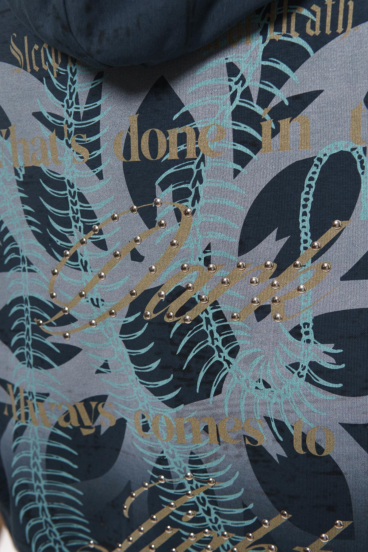 Sleep is the cousin of death zip up hoodie