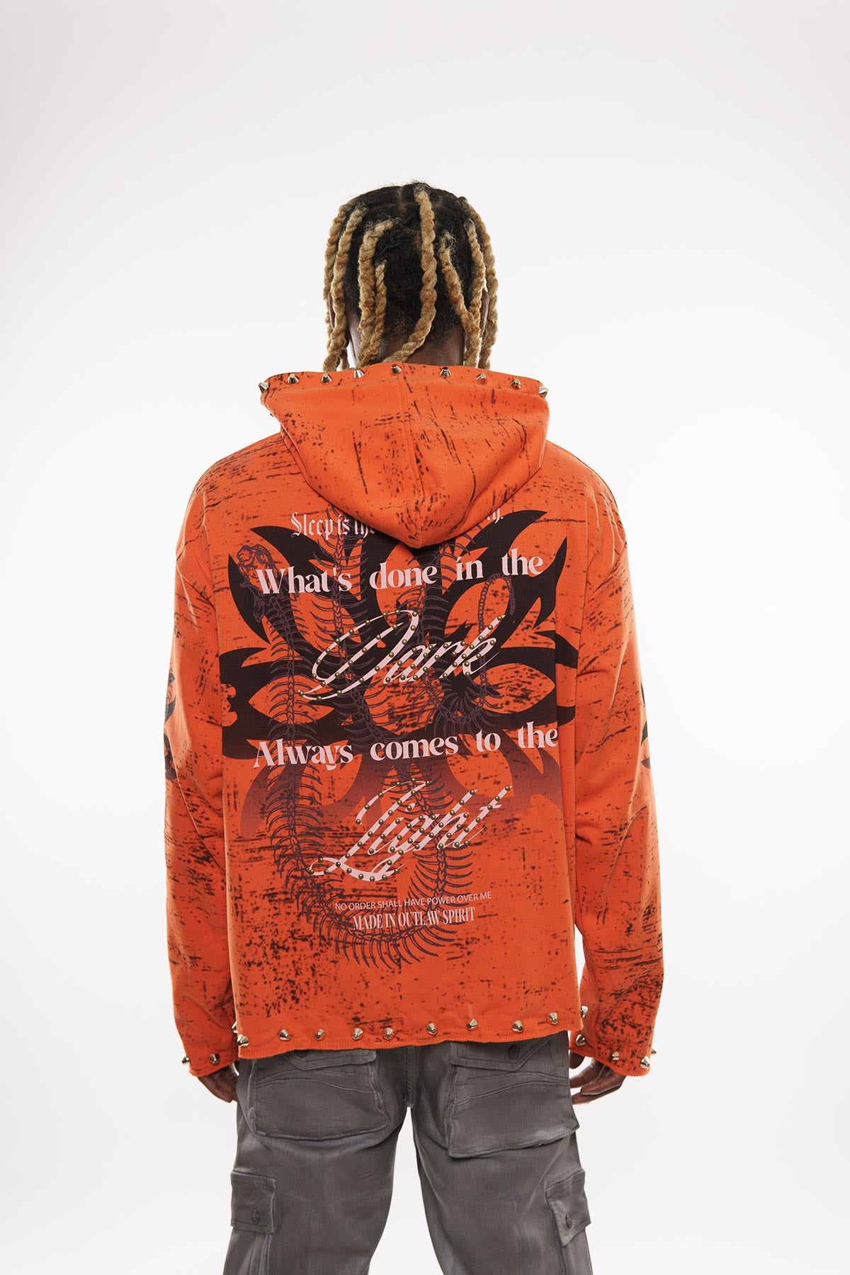 Sleep is the cousin of death zip up hoodie