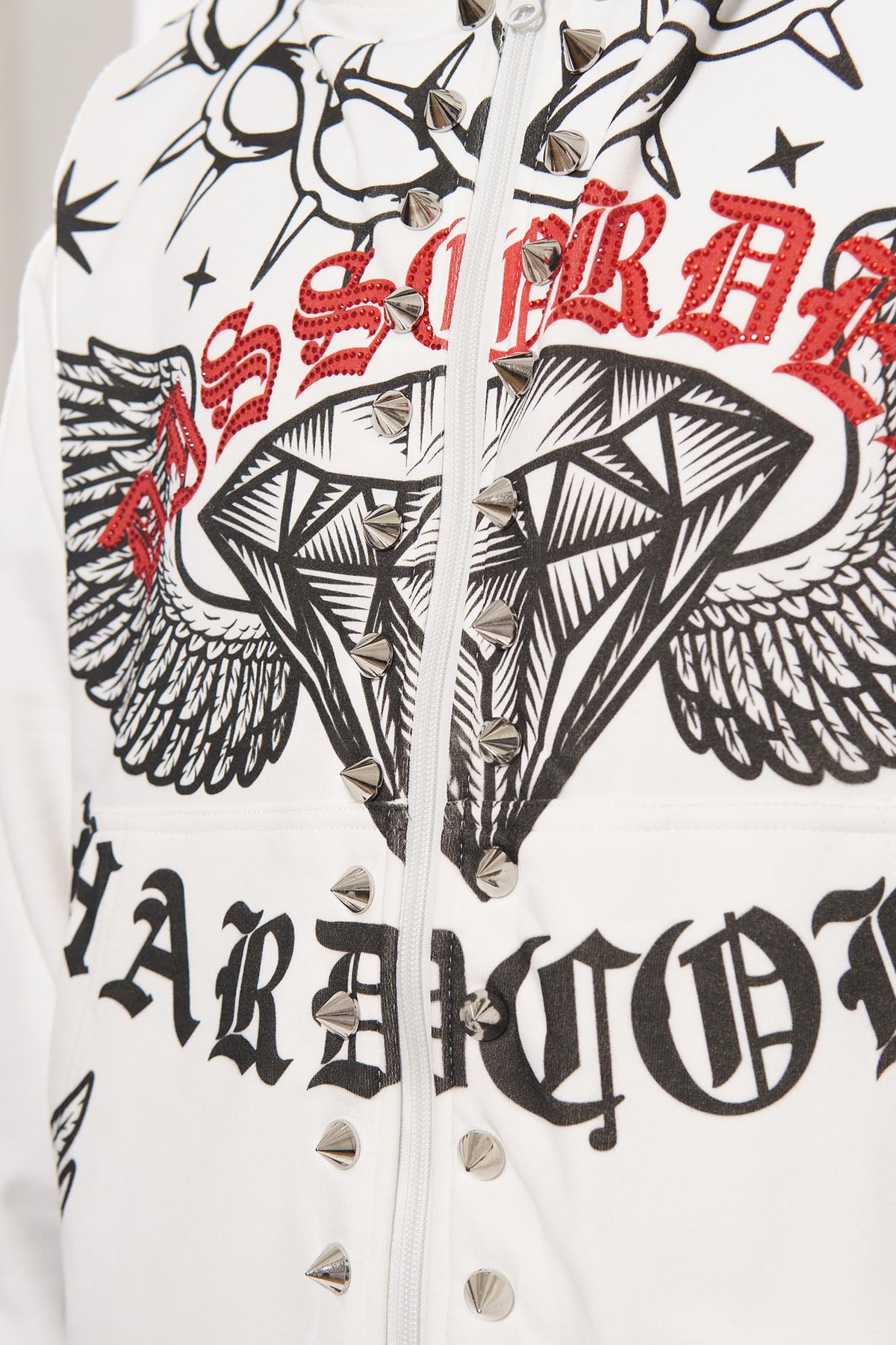 Hardcore zip up hoodie