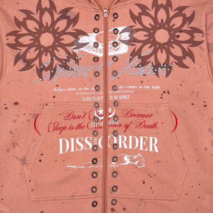 Don't sleep zip up hoodie