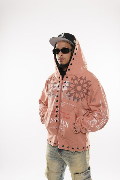 Don't sleep zip up hoodie