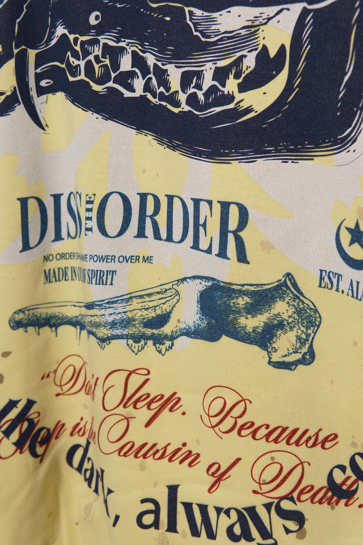 Don't sleep zip up hoodie