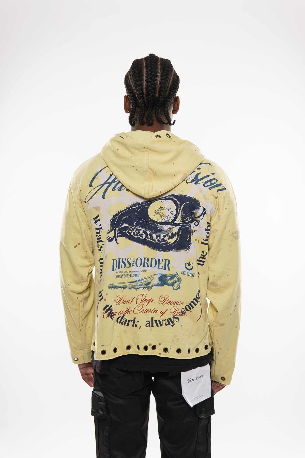 Don't sleep zip up hoodie