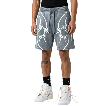 Tribal washed shorts by Unknown - 4 | Vie+Riche