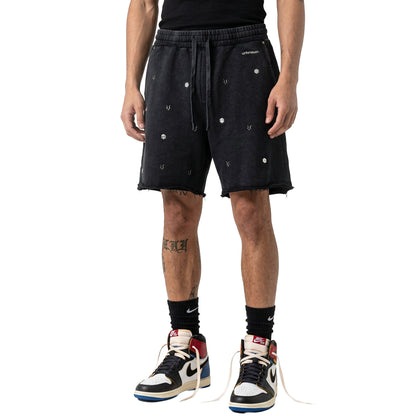 Metal detail shorts by Unknown - 1 | Vie+Riche
