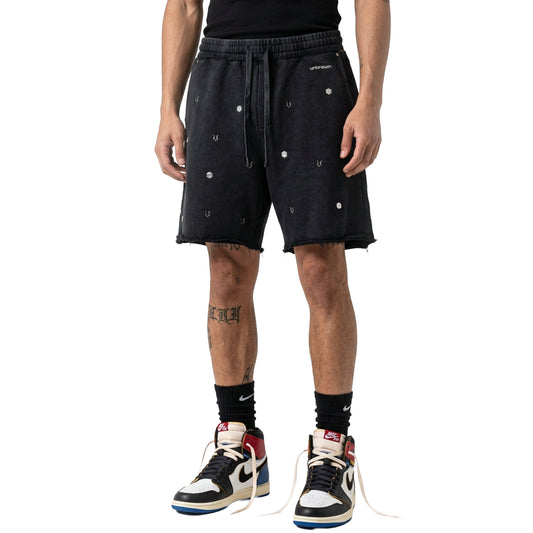 Metal detail shorts by Unknown - 1 | Vie+Riche