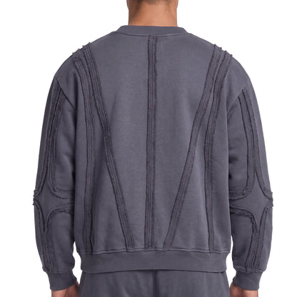 Unknown Garment-dyed, heavyweight cotton fleece sweatshirt