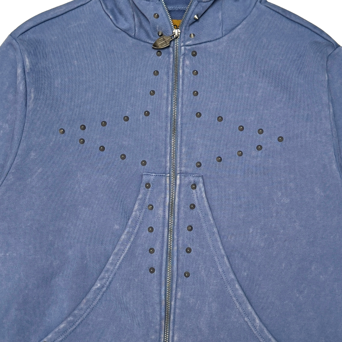 Unknown Winged Rivet Zip Hoodie