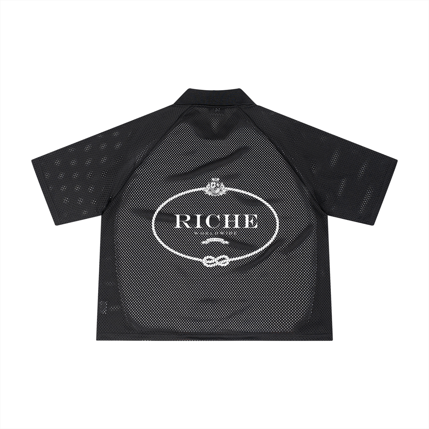 RR Striped Mesh Boxy Soccer Jersey - 2 | Vie+Riche