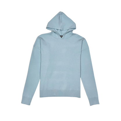 Viscos poly double knit sweater hoodie