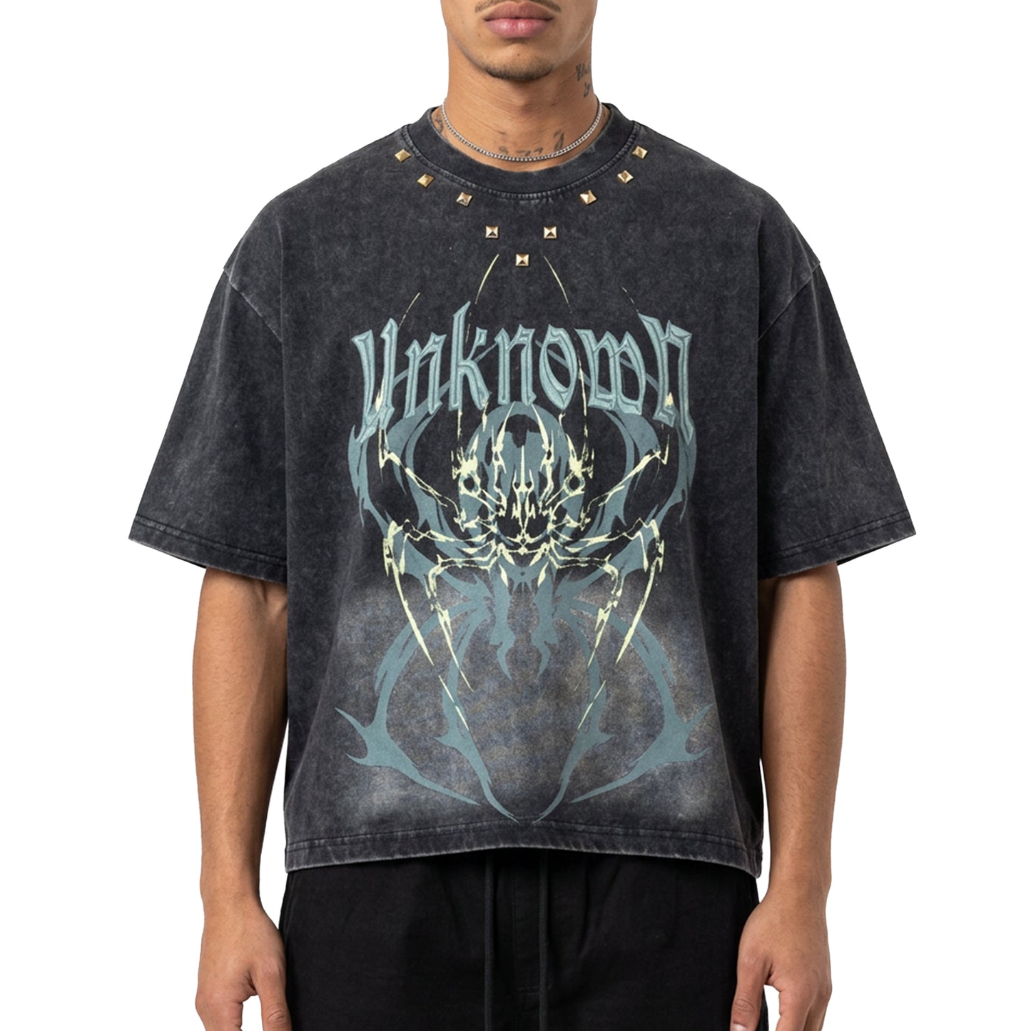Spider stud tee by Unknown - 1 | Vie+Riche