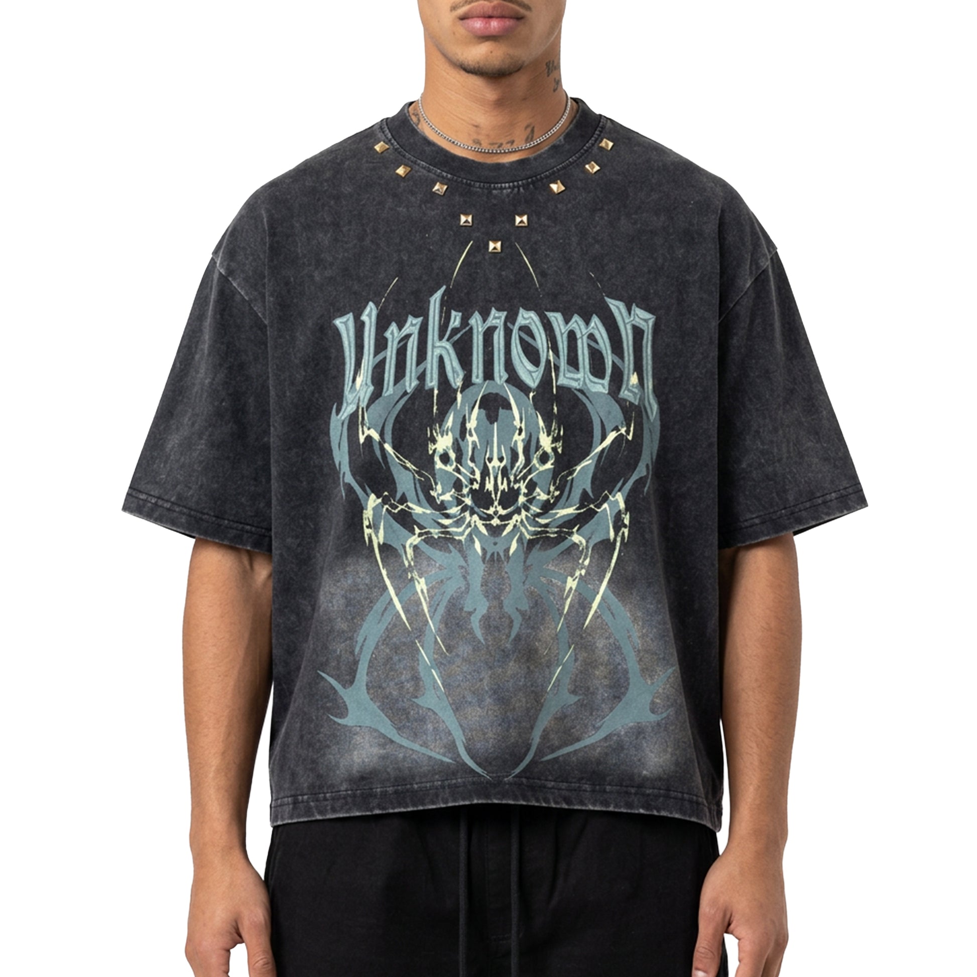 Spider stud tee by Unknown - 1 | Vie+Riche