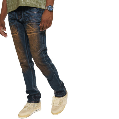 Vicious distressed denim pant