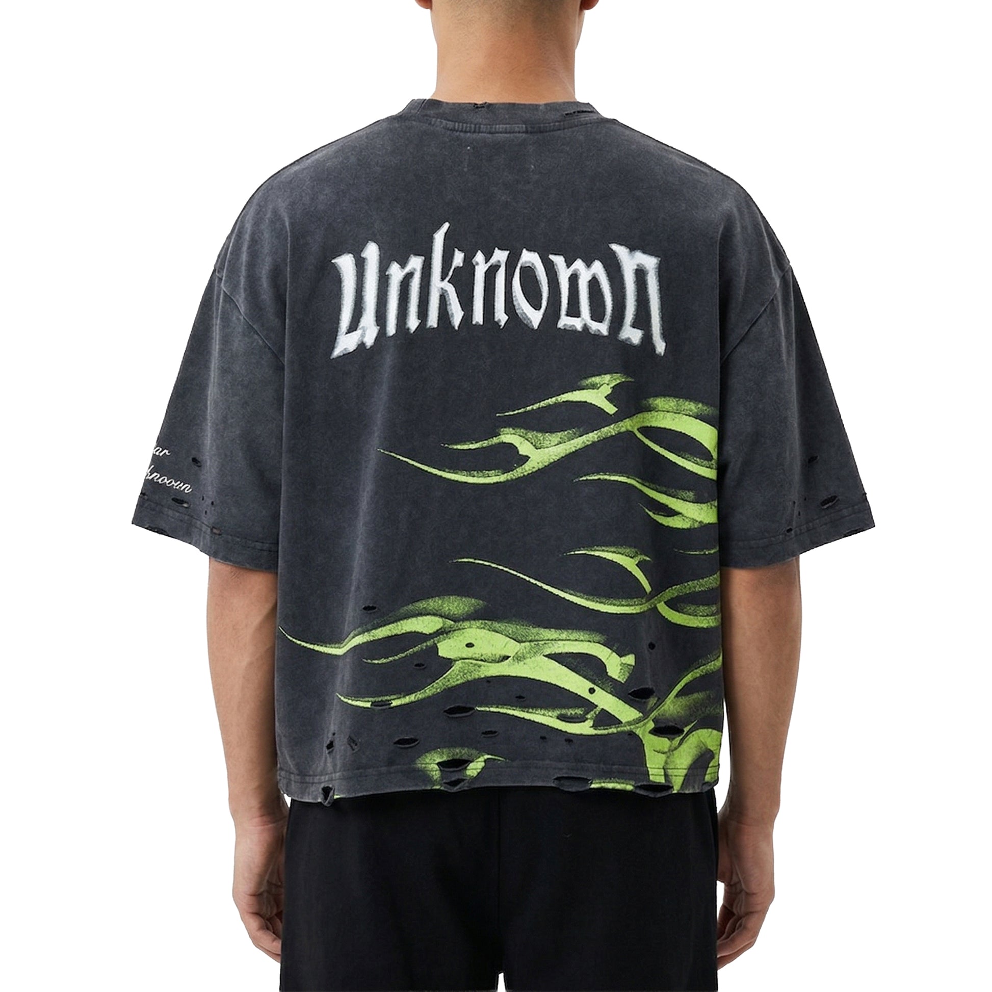 Metalic flames tee by Unknown - 2 | Vie+Riche