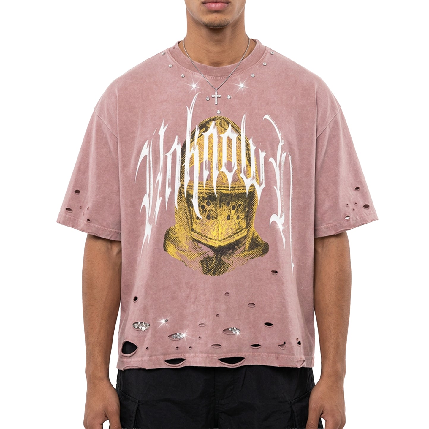 Knight helmet tee by Unknown - 6 | Vie+Riche