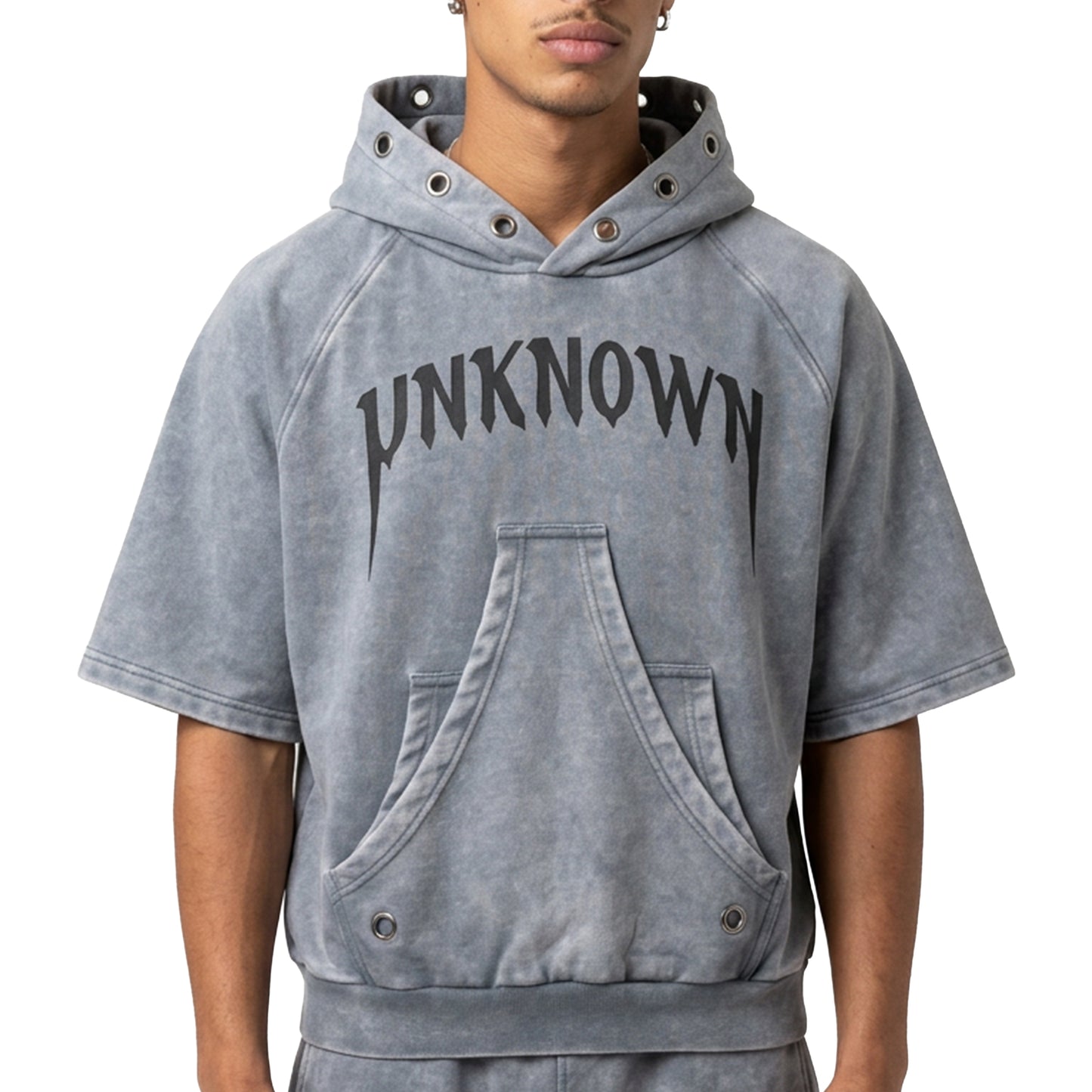 Unknown short sleeve hoodie by Unknown - 1 | Vie+Riche