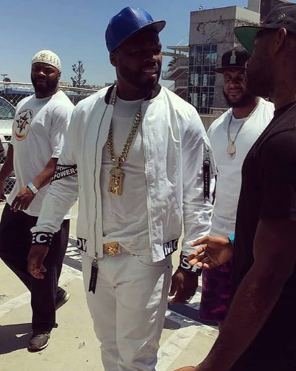 50 CENT wearing Vie Riche