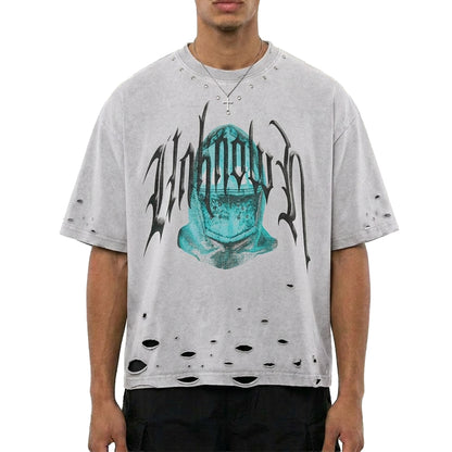 Knight helmet tee by Unknown - 11 | Vie+Riche