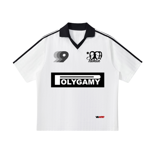 Polygamy Striped Soccer Jersey - 1 | Vie+Riche