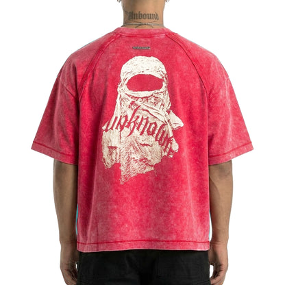 Masked washed tee by Unknown - 14 | Vie+Riche
