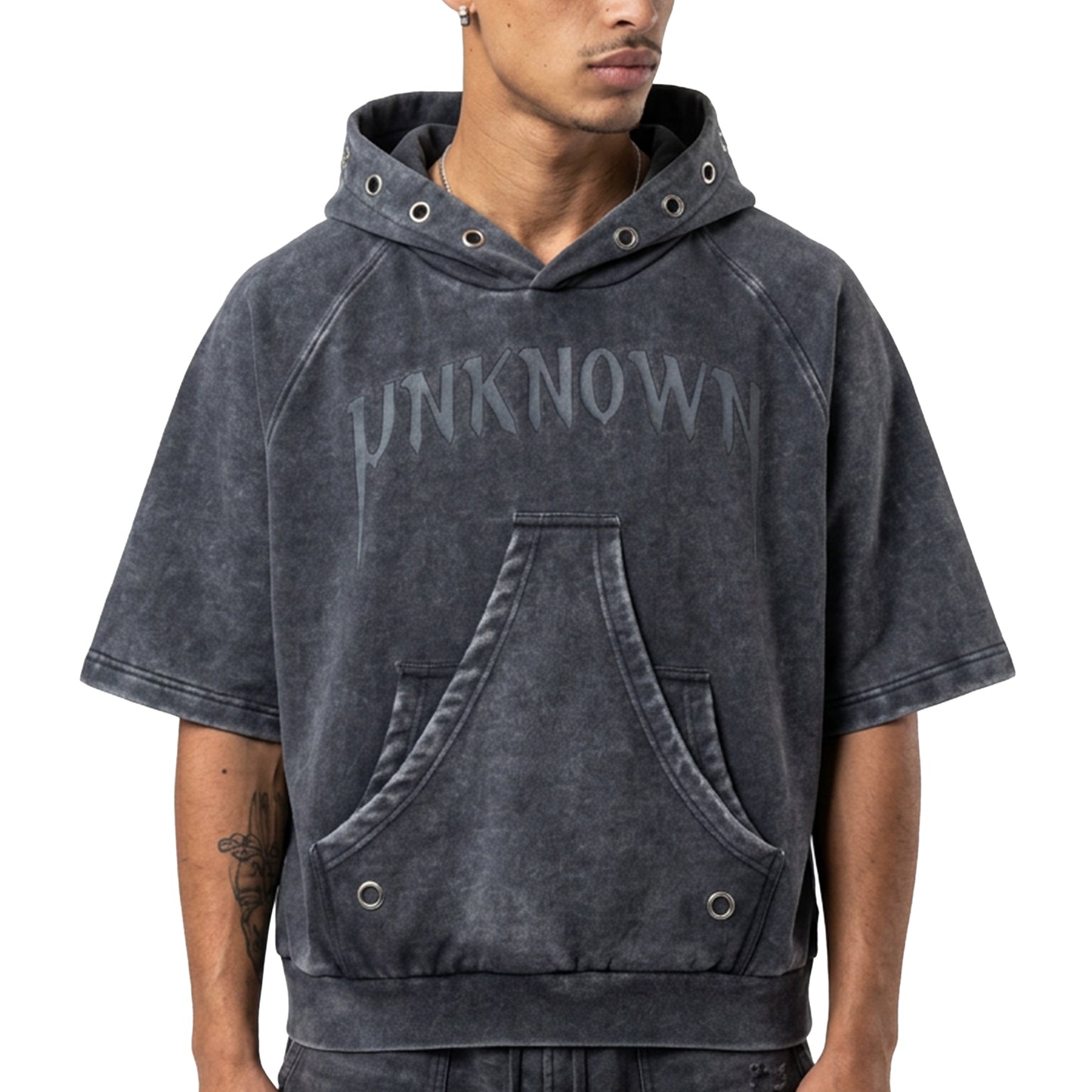 Unknown short sleeve hoodie by Unknown - 7 | Vie+Riche