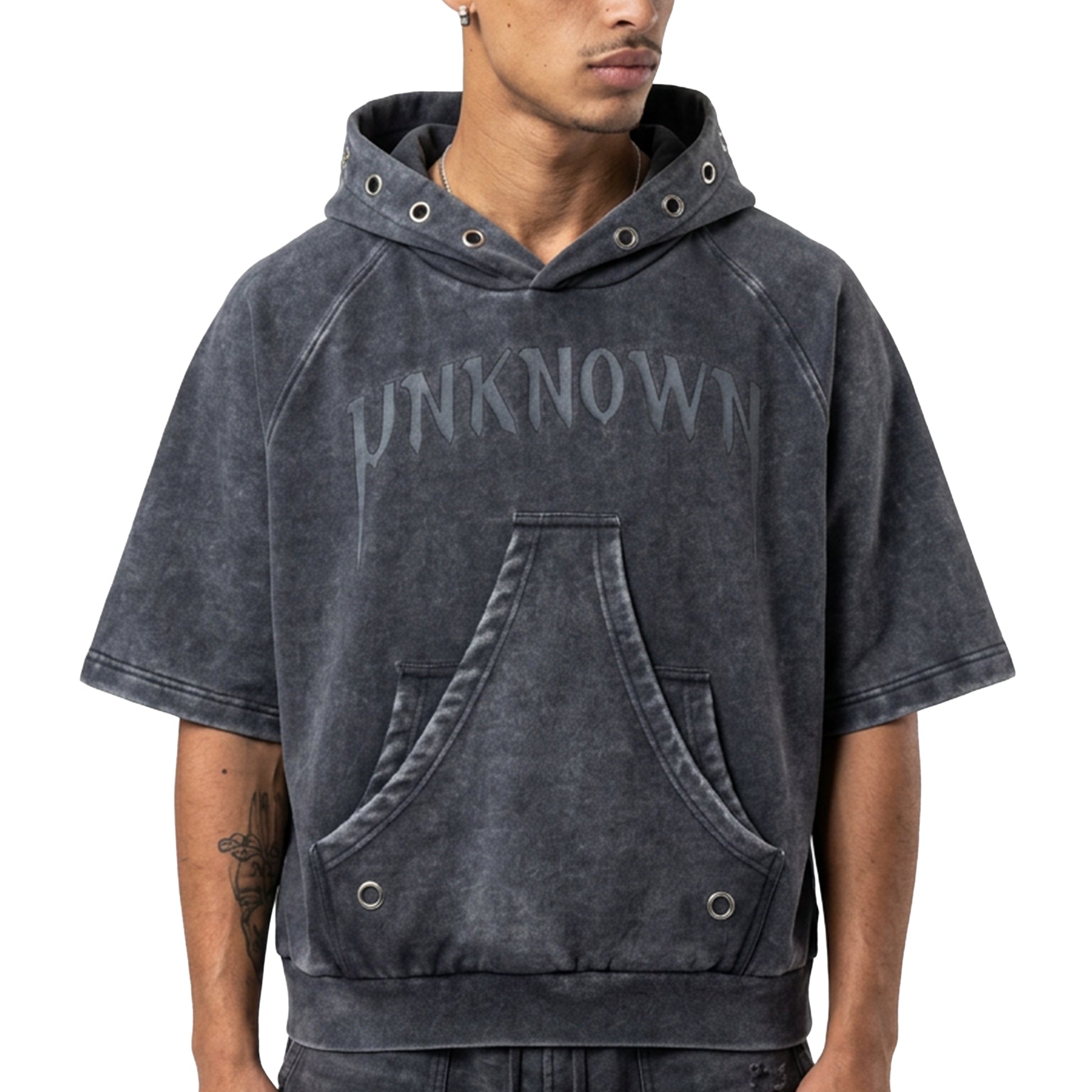 Unknown short sleeve hoodie by Unknown - 7 | Vie+Riche