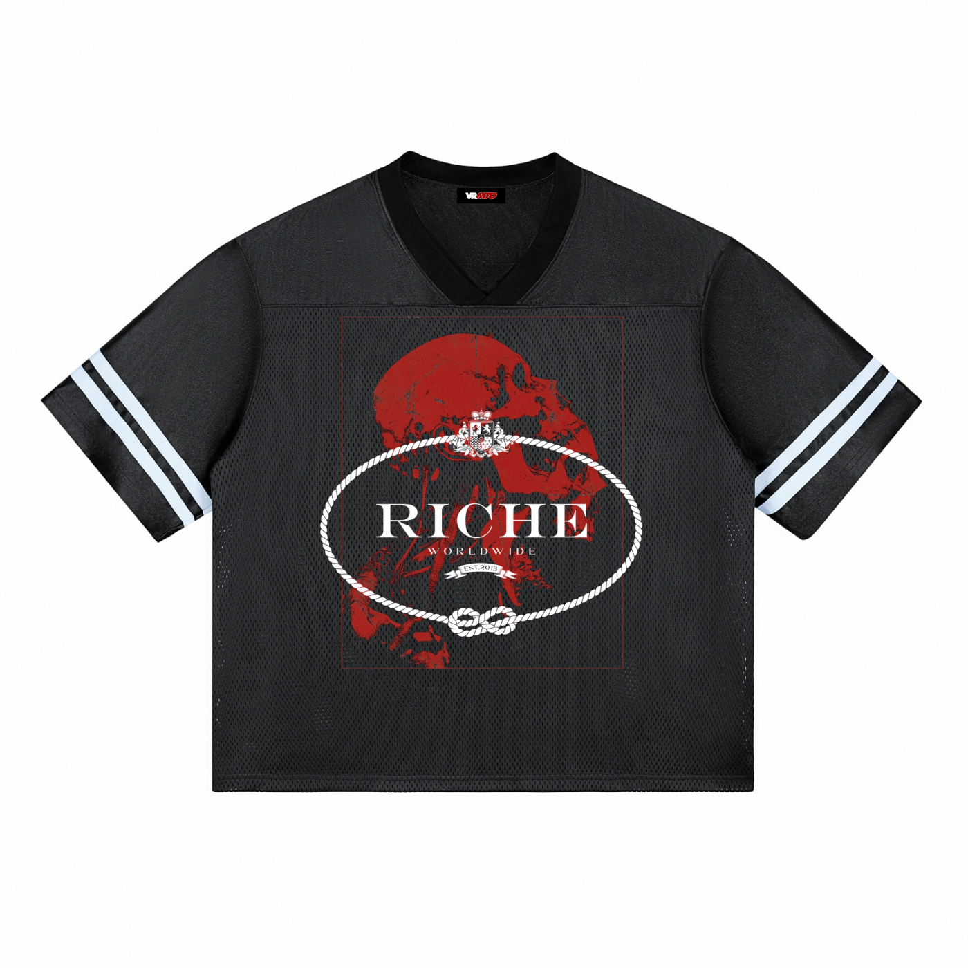 Red Death Taped Mesh T-Shirt