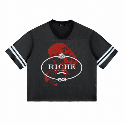 Red Death Taped Mesh T-Shirt