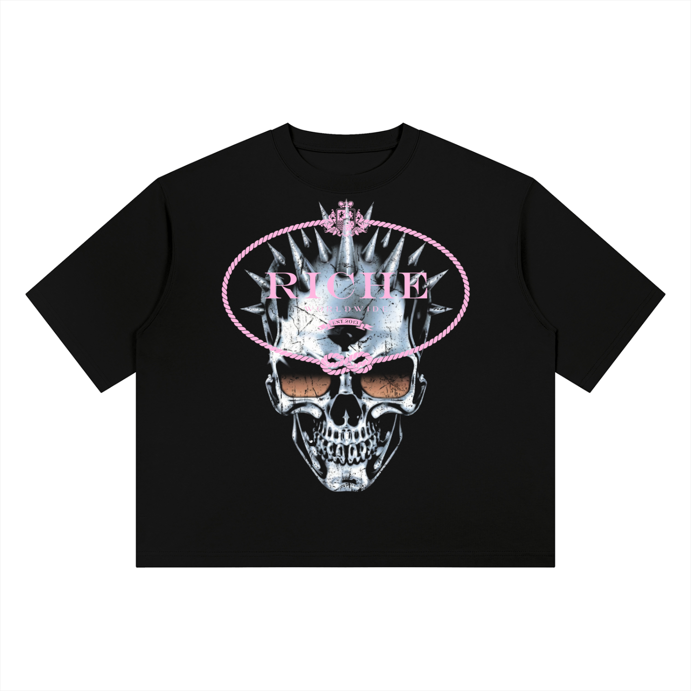 Chrome death Heavyweight Boxy T-Shirt