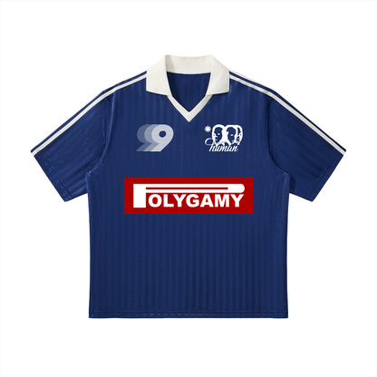 Polygamy Striped Soccer Jersey - 1 | Vie+Riche