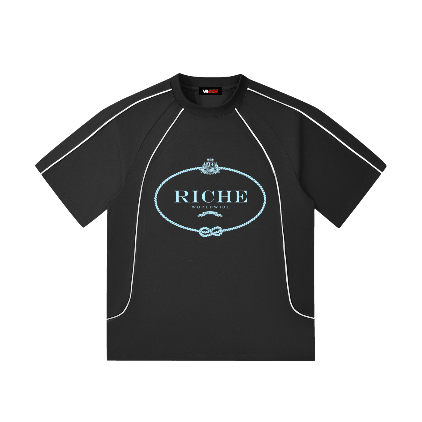 Riche Stitch Raglan T-Shirt - 1 | Vie+Riche
